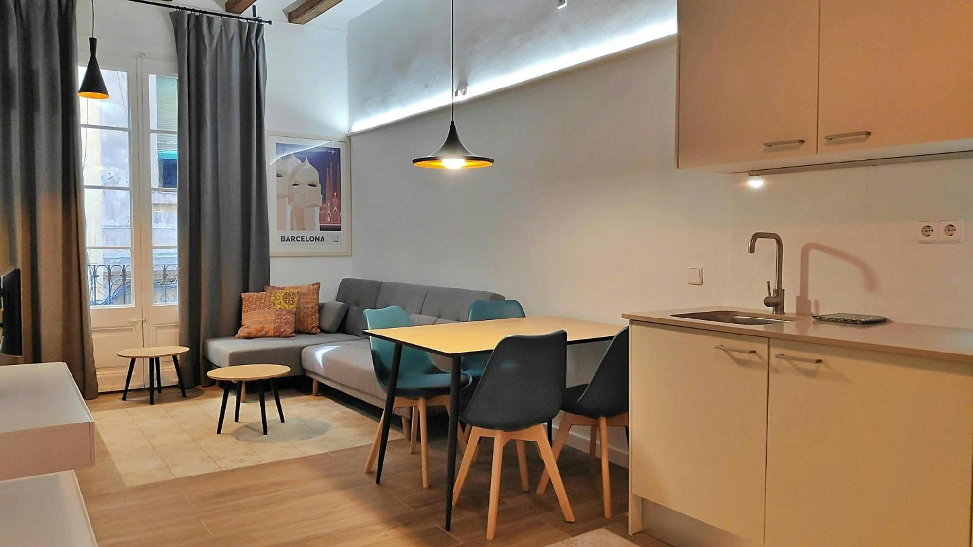 Sant Antoni 3 - Downtown Barcelona. Modern Lägenhet Exteriör bild