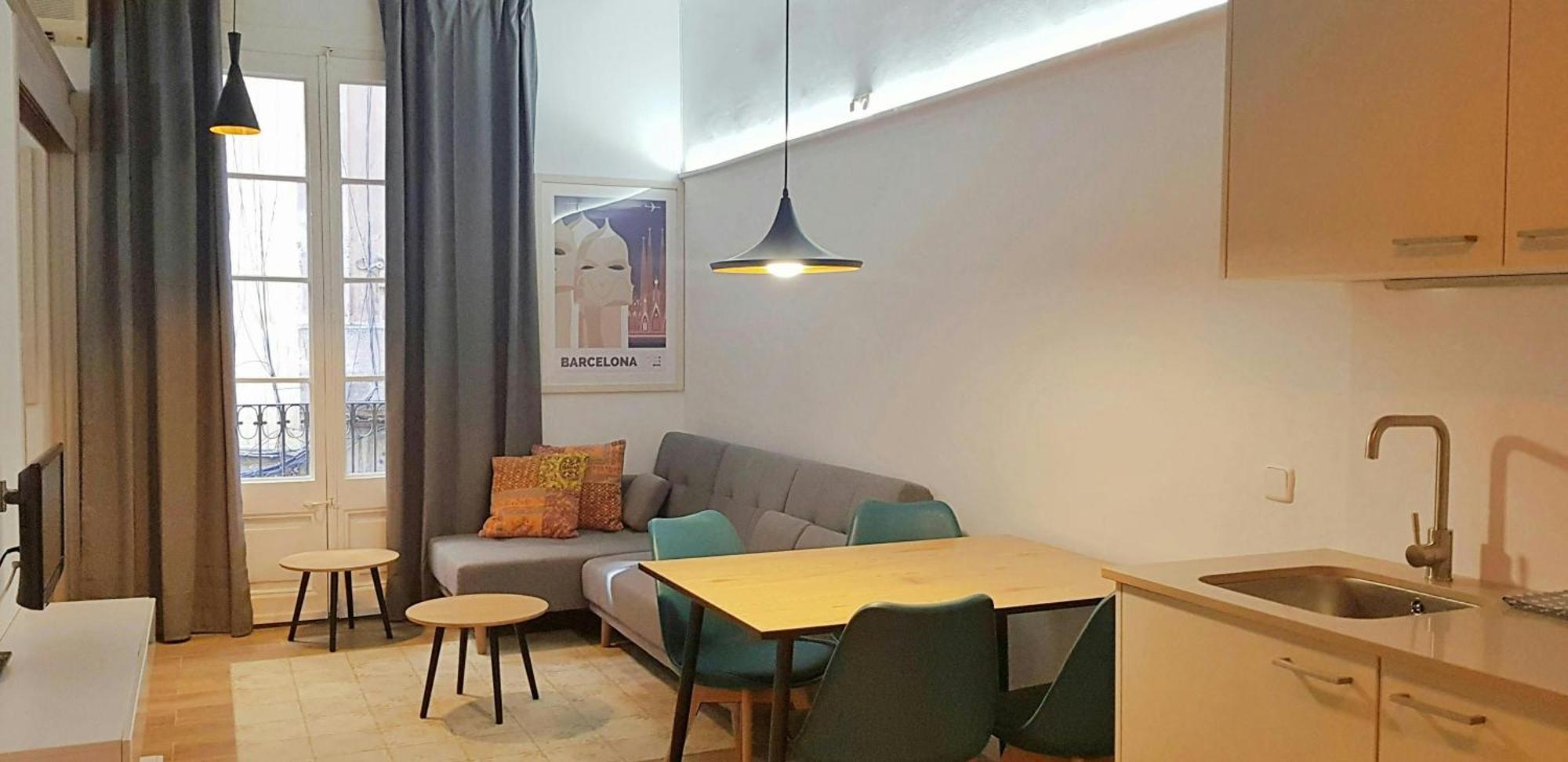Sant Antoni 3 - Downtown Barcelona. Modern Lägenhet Exteriör bild